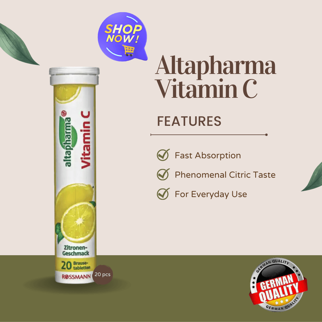 Altapharma - Vitamin C Effervescent Tablets (20pcs) - Cosmewa