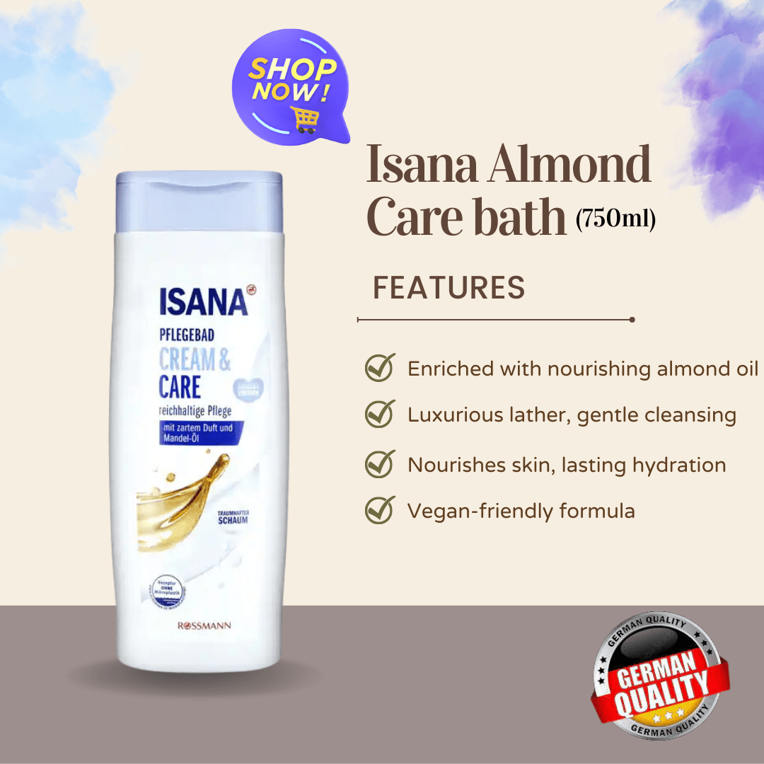 ISANA - Cream & Care Bath 750ml - Cosmewa