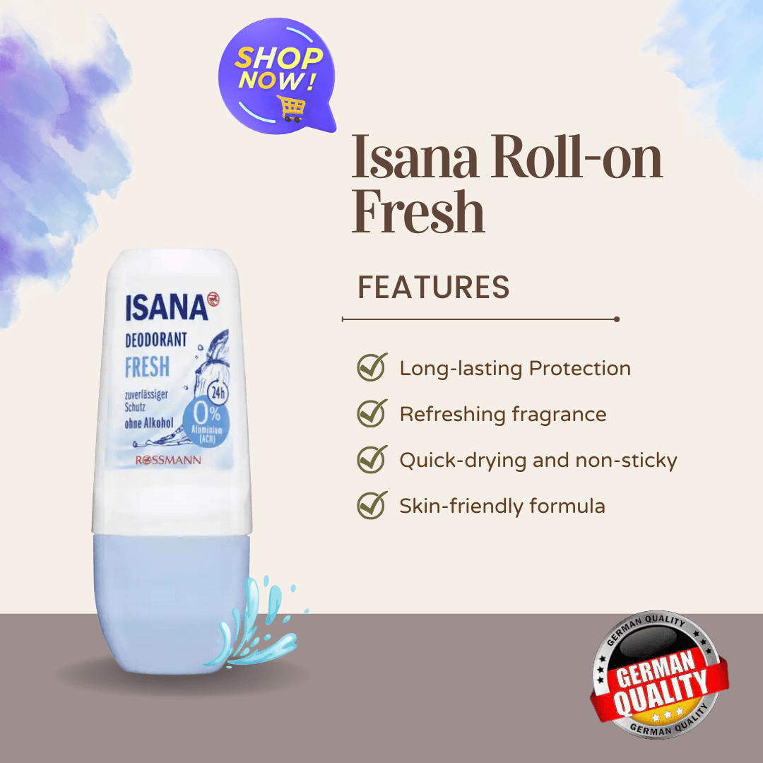 ISANA - Deodorant Deodorant Roll-On Fresh 50 ml - Cosmewa