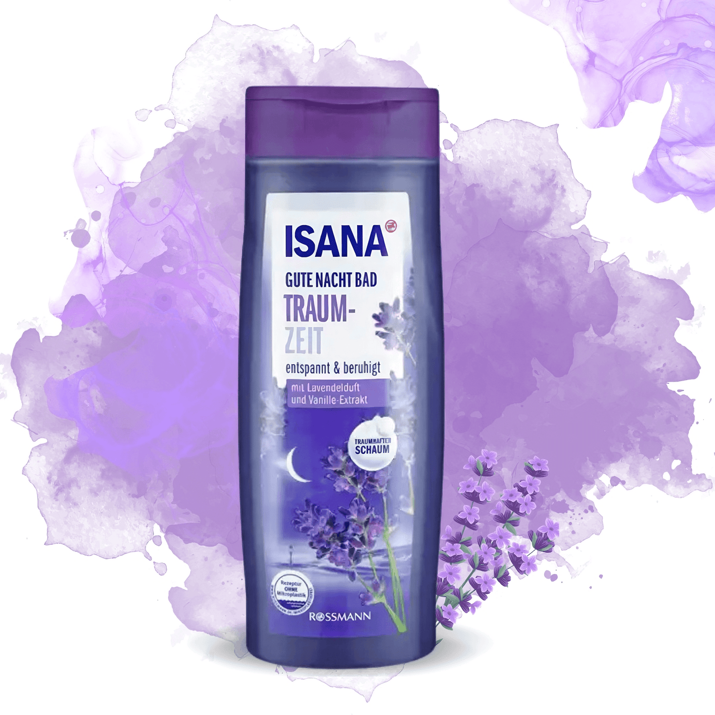 ISANA - Lavender Dreamtime Cream Bath 750ml - Cosmewa