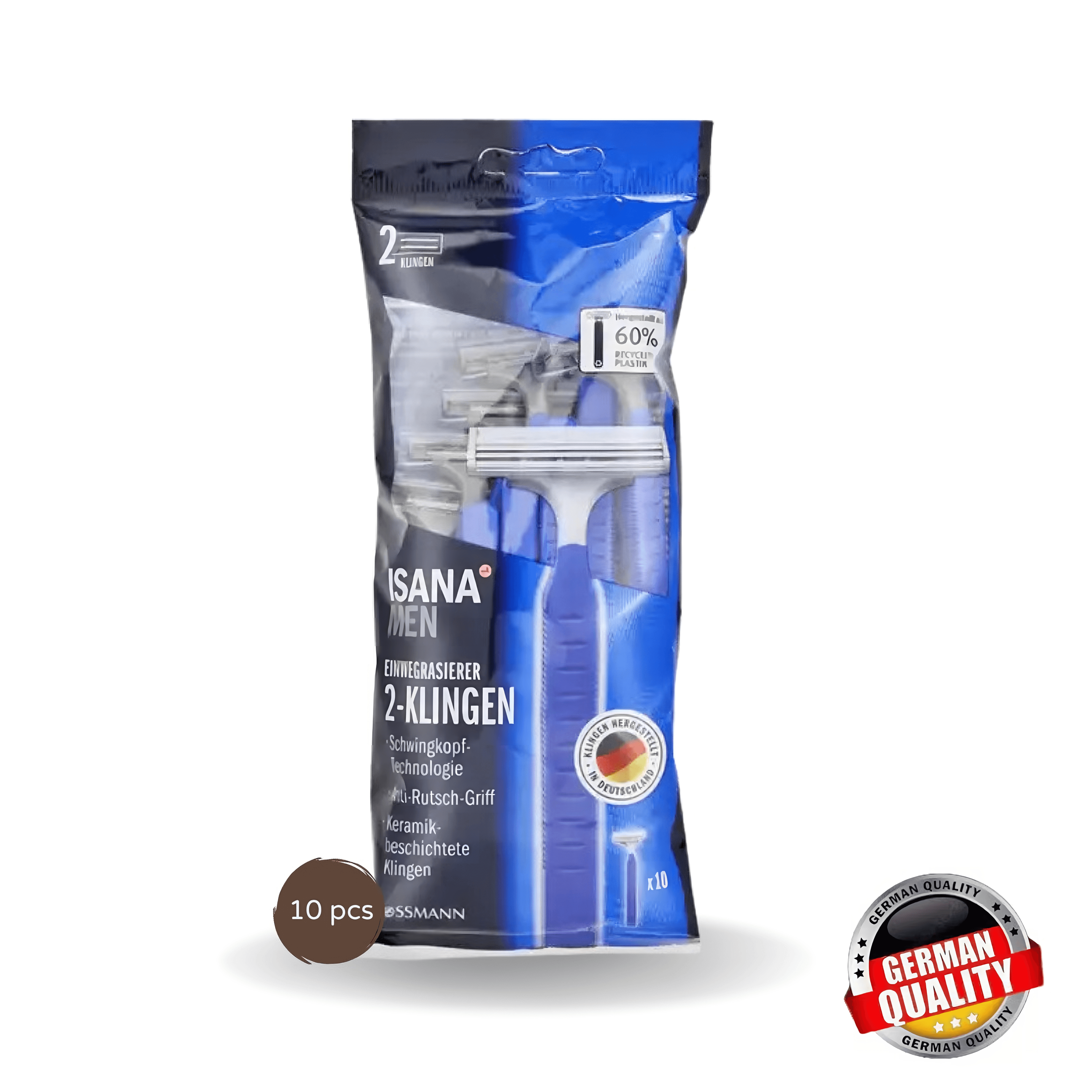 ISANA MEN - Disposable Razors, Pack of 10 – Cosmewa